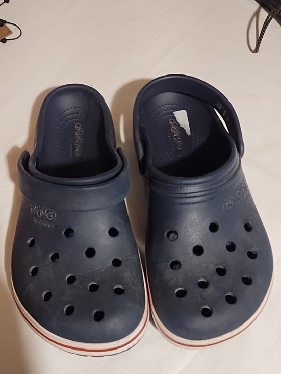 CROCS Other - Kids Navy Casual Slip-On Clogs Good Condition Size 8.